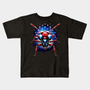 Patriotic Ant Kids T-Shirt